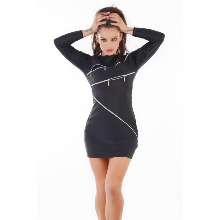 Schwarzes Minikleid MS-D0205 von MeSeduce | Fesselliebe.de
