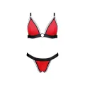 Rot/schwarzes Set AA052256 von Anais Apparel