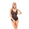 Schwarzer ouvert Body AA052250 von Anais Apparel
