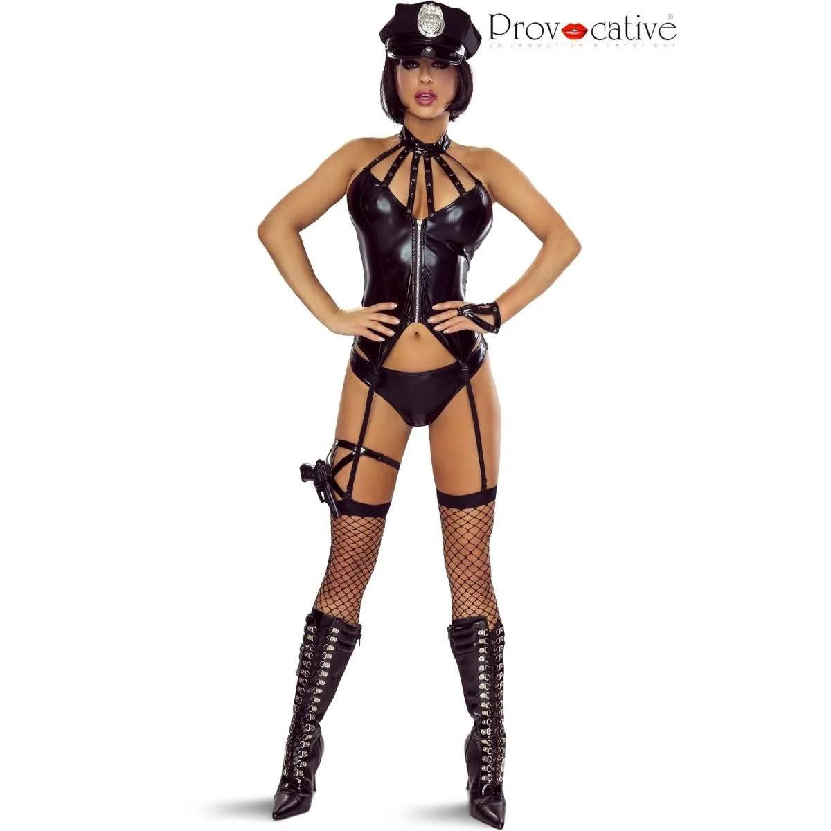 6-teiliges Polizei Outfit von Provocative | Fesselliebe.de