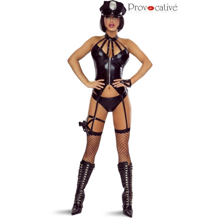 6-teiliges Polizei Outfit von Provocative | Fesselliebe.de