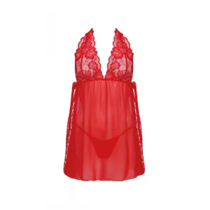 Rotes Babydoll AA052271 von Anais Apparel