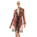 Rote Robe AA052274 von Anais Apparel | Fesselliebe.de
