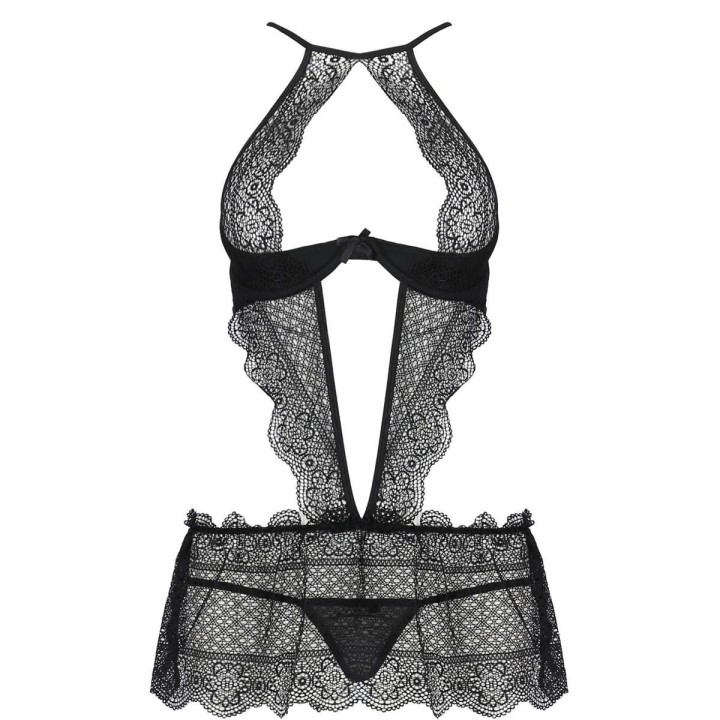 Schwarzes Chemise PA595276 von Passion Devil Collection | Fesselliebe.de