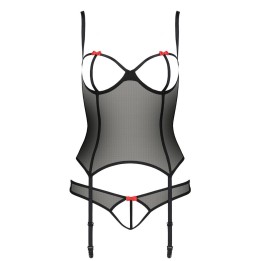 Schwarzes Corset PA595294 von Passion Devil Collection | Fesselliebe.de