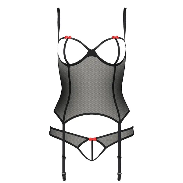 Schwarzes Corset PA595294 von Passion Devil Collection | Fesselliebe.de