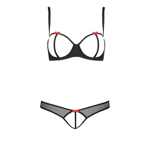 Schwarzes Set PA595297 von Passion Devil Collection | Fesselliebe.de