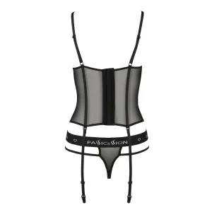 Schwarzes Corset PA595627 von Passion Devil Collection