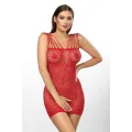 Rotes Netzkleid AA052316 von Anais Apparel Luxury Lingerie
