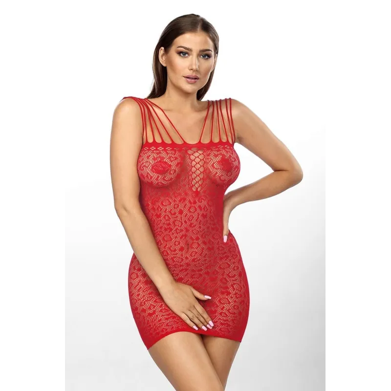 Rotes Netzkleid AA052316 von Anais Apparel Luxury Lingerie | Fesselliebe.de