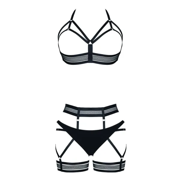 Schwarzes Set LXMarita001 von Demoniq LadyX | Fesselliebe.de