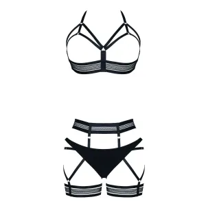 Schwarzes Set LXMarita001 von Demoniq LadyX