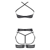 Schwarzes Set LXMarita001 von Demoniq LadyX | Fesselliebe.de