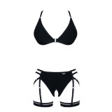 Schwarzes Set LXDorita001 von Demoniq LadyX | Fesselliebe.de