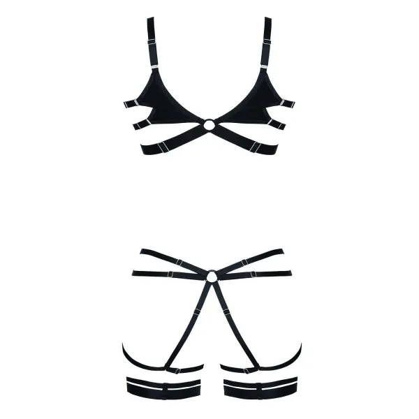 Schwarzes Set LXDorita001 von Demoniq LadyX | Fesselliebe.de