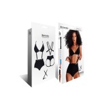 Schwarzes Set LXArcelia001 von Demoniq LadyX | Fesselliebe.de