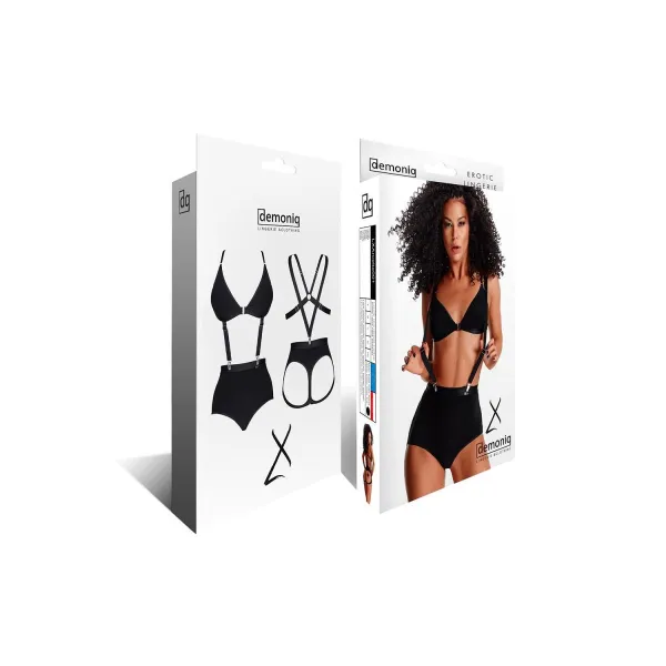 Schwarzes Set LXArcelia001 von Demoniq LadyX | Fesselliebe.de