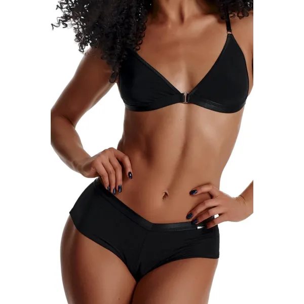 Schwarzes Set LXLuna001 von Demoniq LadyX | Fesselliebe.de