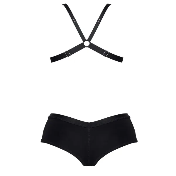 Schwarzes Set LXLuna001 von Demoniq LadyX | Fesselliebe.de