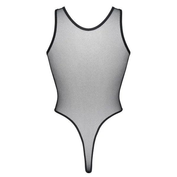 Schwarzer Body ouvert LXAbril001 von Demoniq LadyX | Fesselliebe.de