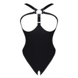 Schwarzer Body ouvert LXElena001 von Demoniq LadyX | Fesselliebe.de