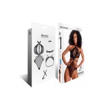 Schwarzer Body ouvert LXReyna001 von Demoniq LadyX | Fesselliebe.de