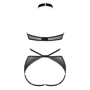 Schwarzer Body ouvert LXReyna001 von Demoniq LadyX