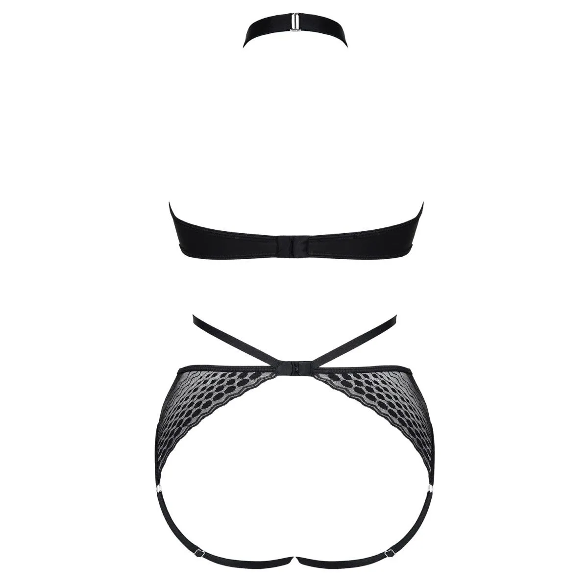 Schwarzer Body ouvert LXPerla001 von Demoniq LadyX | Fesselliebe.de