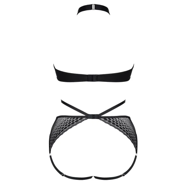 Schwarzer Body ouvert LXPerla001 von Demoniq LadyX | Fesselliebe.de