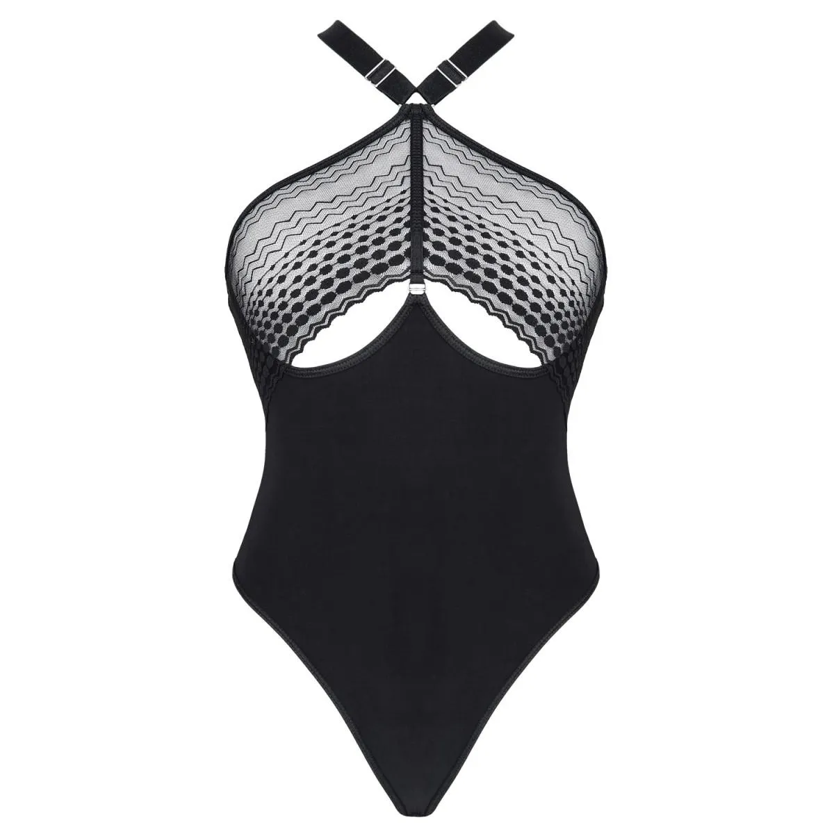 Schwarzer Body LXTrini001 von Demoniq LadyX | Fesselliebe.de