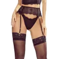 Schwarzer Passion Glamour Strapsgürtel PR1638 von Provocative