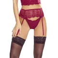 Roter Passion Glamour Strapsgürtel PR1636 von PRovocative