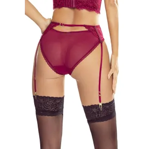 Roter Passion Glamour Strapsgürtel PR1636 von PRovocative