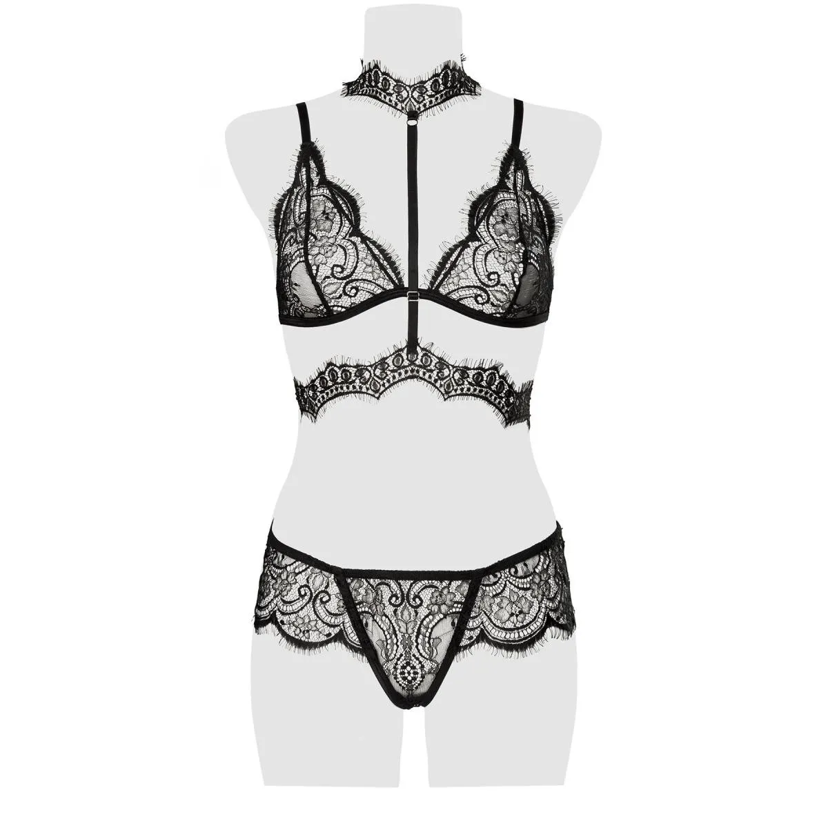 3-teilges Set 15312 von Grey Velvet | Fesselliebe.de