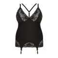 Schwarzes Strapshemd AA051974 von Anais Apparel Plus Size