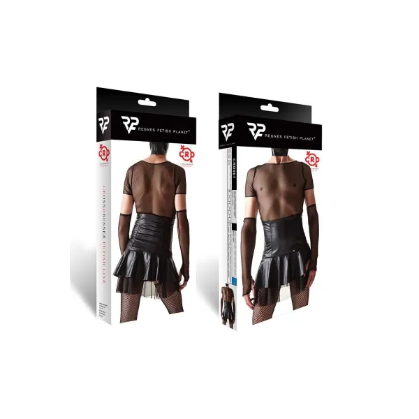 Rock CRD001 schwarz von Regnes Fetish Planet Crossdresser Fetish Line | Fesselliebe.de