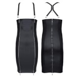Kleid CRD004 schwarz von Regnes Fetish Planet Crossdresser Fetish Line | Fesselliebe.de