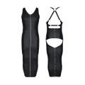 Langes Kleid CRD005 schwarz von Regnes Fetish PLanet Crossdresser Fetish Line