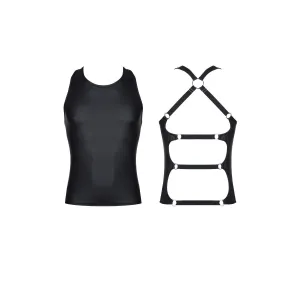 T-Shirt CRD006 schwarz von Regnes Fetish Planet Crossdresser Fetish Line