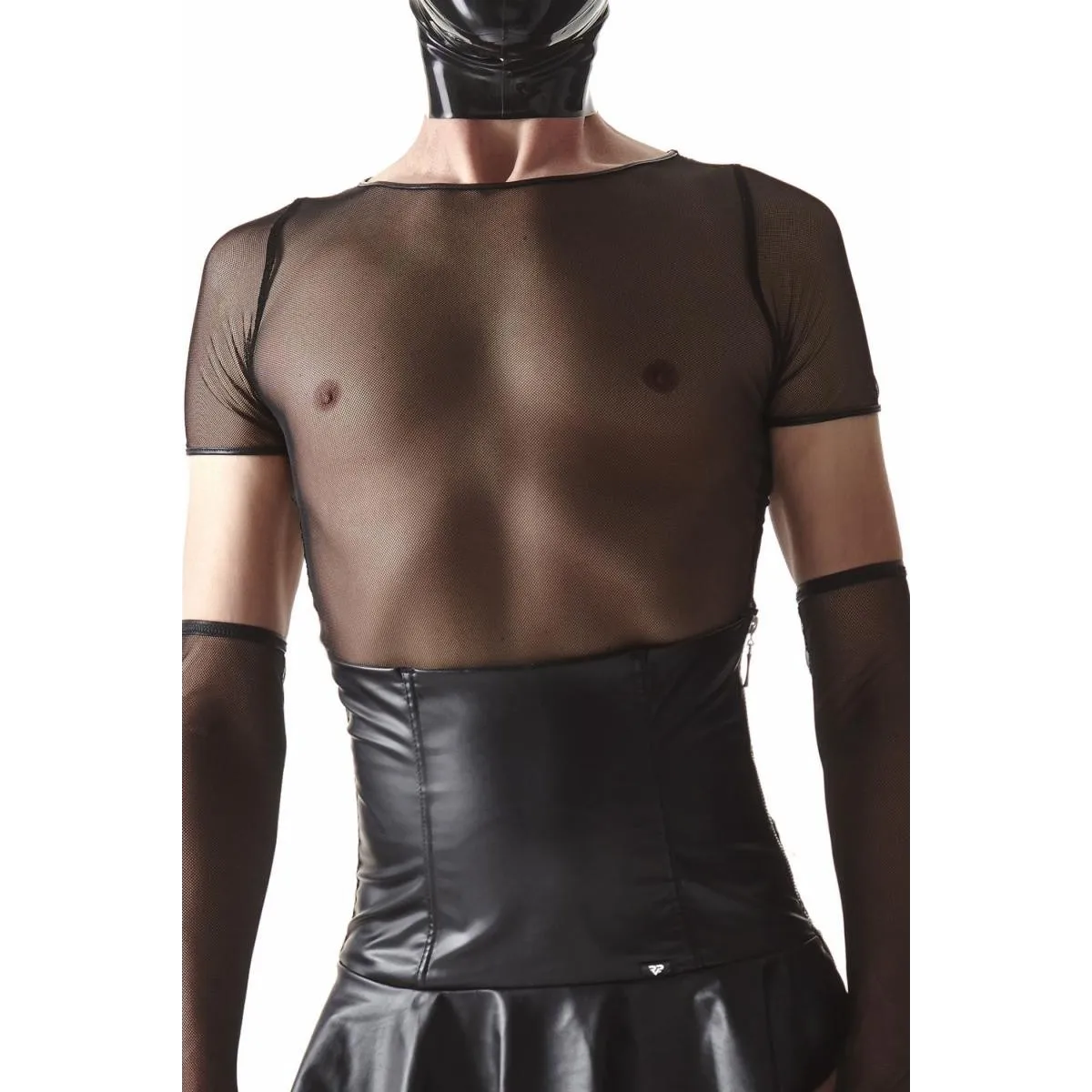 T-Shirt CRD008 schwarz von Regnes Fetish Planet Crossdresser Fetish Line | Fesselliebe.de
