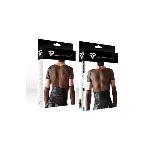 T-Shirt CRD008 schwarz von Regnes Fetish Planet Crossdresser Fetish Line | Fesselliebe.de