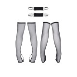 Armstulpen CRD011 schwarz von Regnes Fetish Planet Crossdresser Fetish Line | Fesselliebe.de