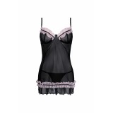 Schwarzes Chemise AA051298 von Anais Apparel Plus Size | Fesselliebe.de