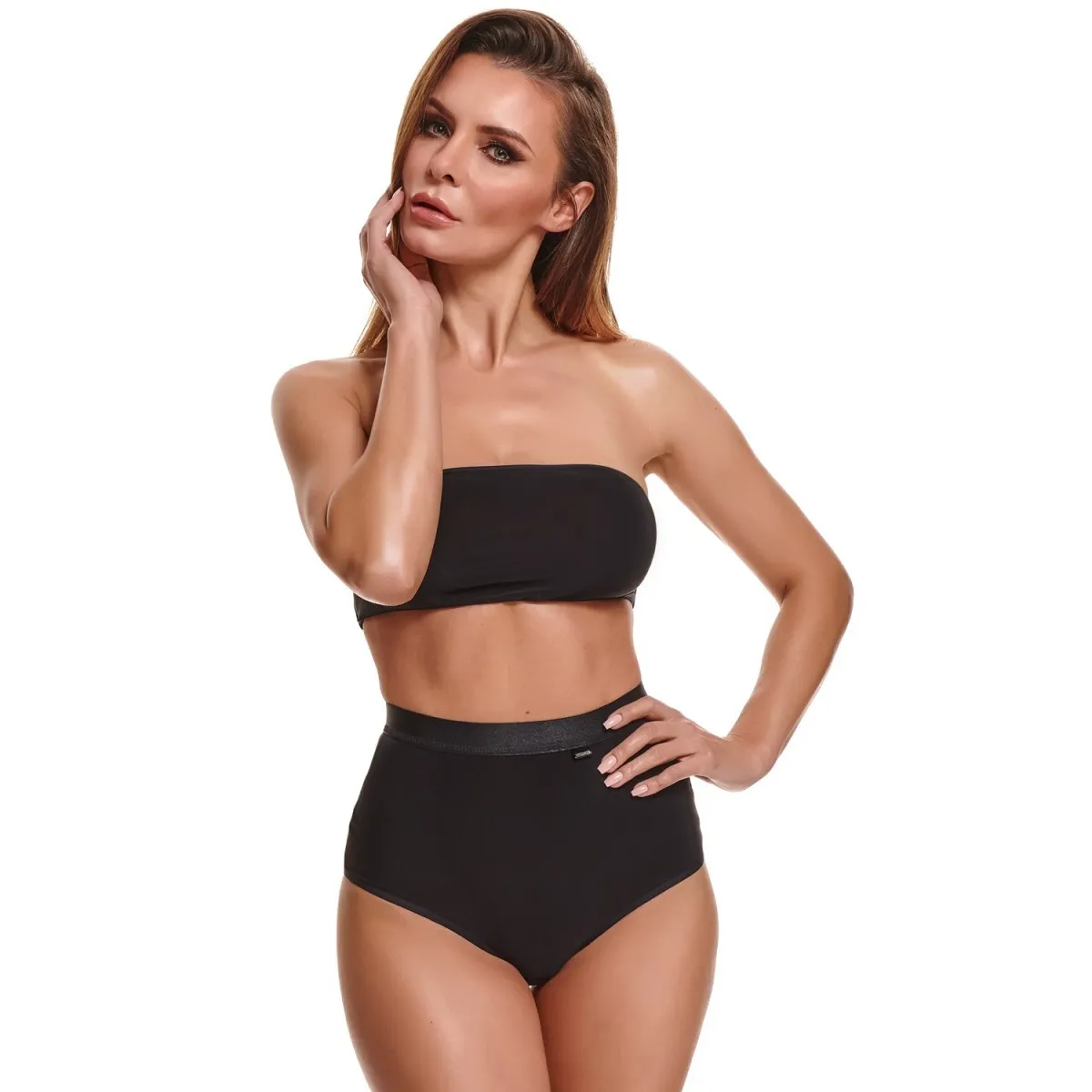 Schwarzes Set STAlessia001 von Demoniq Silver Touch Collection | Fesselliebe.de