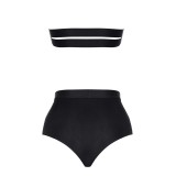 Schwarzes Set STAlessia001 von Demoniq Silver Touch Collection | Fesselliebe.de