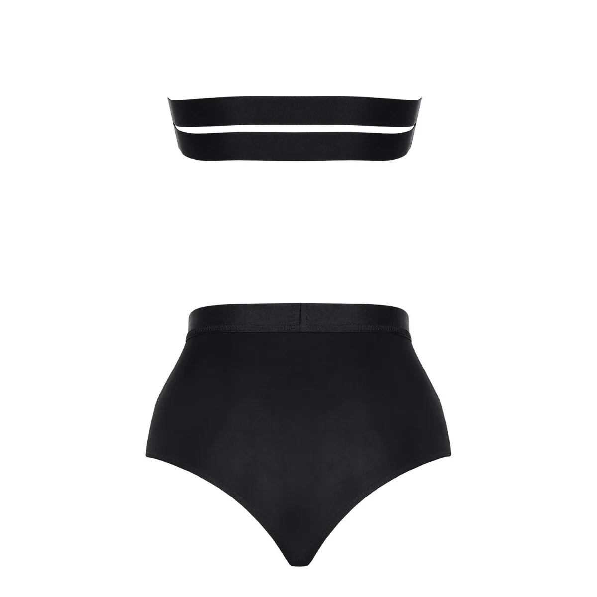 Schwarzes Set STAlessia001 von Demoniq Silver Touch Collection | Fesselliebe.de