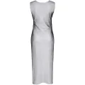 Schwarz/silbernes Kleid STIolanda001 von Demoniq Silver Touch Collection
