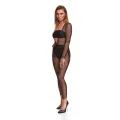Schwarz/silbernes Jumpsuit STEdvige001 von Demoniq Silver Touch Collection