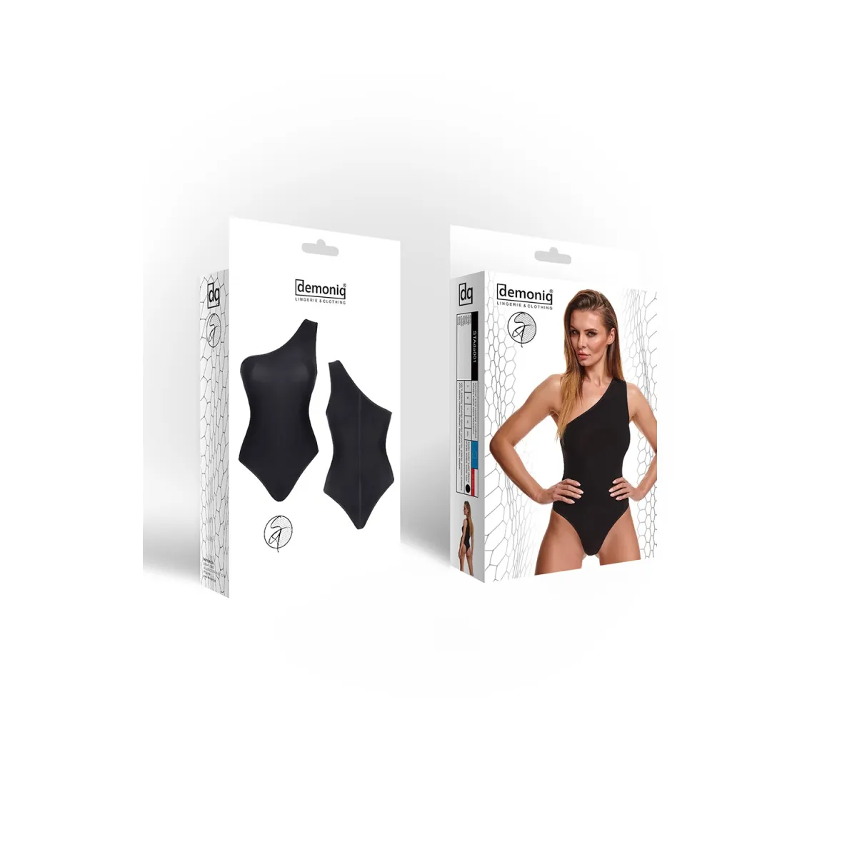 Schwarzer Body STAda001 von Demoniq Silver Touch Collection | Fesselliebe.de