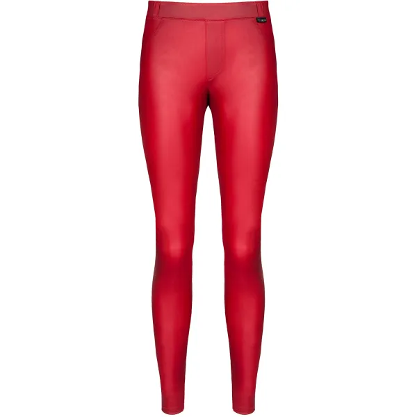 Rote Leggings BRLidia001 von Demoniq Black Rose 2.0 Collection | Fesselliebe.de